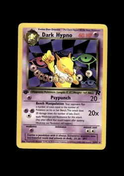 2000 Pokemon TR 1st Ed: # 26 Dark Hypno NM-MT OR BETTER - Image 1