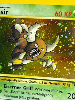 Pinsir 9/64 - Jungle - Holo - GERMAN Pokemon - NM - Image 3
