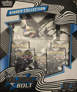 Pokemon Black Bolt Binder Collection - Sealed & New Packaging - Image 3