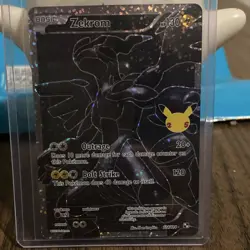 Pokemon Zekrom Celebrations Classic Collection Full Art Holo Card 025/025 - Image 1