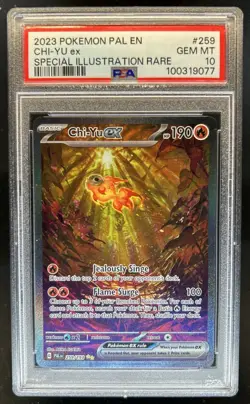2023 Pokemon Paldea Evolved Chi-Yu ex Special Illustration Rare #259/193 PSA 10 - Image 1