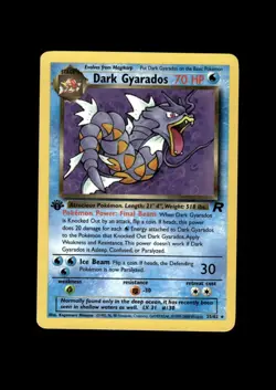 2000 Pokemon TR 1st Ed: # 25 Dark Gyarados Non Holo NM-MT OR BETTER - Image 1