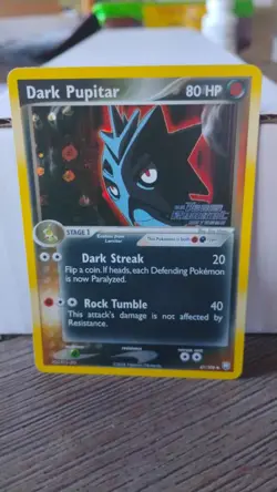 DARK PUPITAR Foil Holo EX TEAM ROCKET Returns POKEMON 2004 Trading Card 41/109 - Image 1