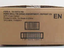 2024 Pokemon Poke Ball Tin 24Q4 Factory Sealed Box Case (d) - Image 1