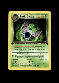 2000 Pokemon TR 1st Ed: # 24 Dark Golbat NR-MINT - Image 1