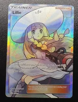 Pokemon TCG Lillie 147/149 SM Base Set Holo Full Art Ultra Rare English 2017 - Image 1