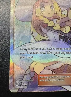 Pokemon TCG Lillie 147/149 SM Base Set Holo Full Art Ultra Rare English 2017 - Image 3