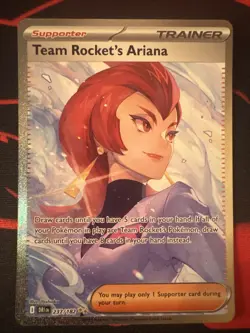 2025 POKEMON DRI EN-DESTINED RIVALS 237 TEAM ROCKET'S ARIANA SIR - Image 1