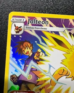 2022 Pokemon SWSH Brilliant Stars Jolteon Trainer Gallery Holo #TG04/TG30 - Image 5