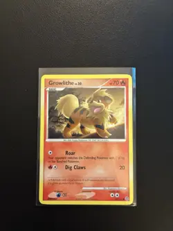Pokemon TCG Growlithe Secret Wonders 89/132 Regular Common - Image 1