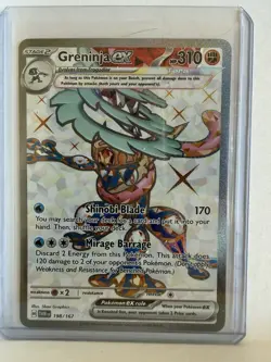 Greninja ex 198/167 - Full Art Ultra Rare Twilight Masquerade - Pokemon TCG - NM - Image 1