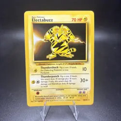 Pokemon TCG Electabuzz 20/102 Rare Unlimited Base Set Unlimited Non Holo NM -j - Image 1