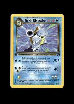 2000 Pokemon TR 1st Ed: # 20 Dark Blastoise Non Holo NM-MT OR BETTER - Image 1