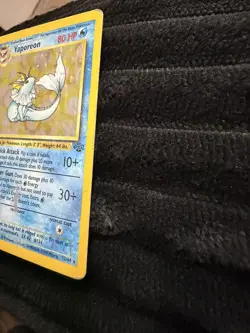 Vaporeon 28/64 Jungle Non Holo Rare Pokemon TCG WOTC 1999 Vintage - Image 2