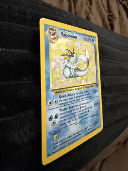 Vaporeon 28/64 Jungle Non Holo Rare Pokemon TCG WOTC 1999 Vintage - Image 3