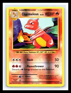 💥 2016 Pokemon Charmeleon # 10/108 Reverse Holo Foil XY Evolutions - Image 1
