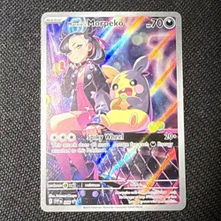 Pokemon Marnie's Morpeko 206 Scarlet & Violet Promo Full Art Holo 70 HP Electric - Image 1