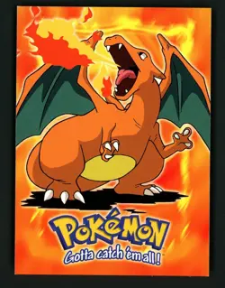 Charizard #06 - NM E6 of 12 - Topps Blue Logo 1998 - Pokemon - Image 1