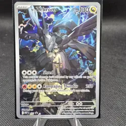 N’s Zekrom Full Art 031 MFP EN + 2026 Ascended Heroes ETB Sleeve – NM/M Pokemon - Image 1