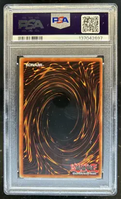 2002 Yu-Gi-Oh Pharaoh's Servant 1st Gearfried the Iron Knight #PSV-101 PSA 8 - Image 2