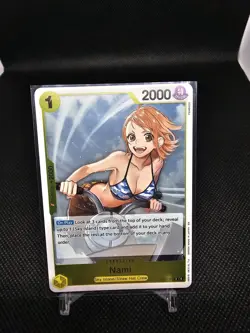 Nami OP15-108 Adventure on Kami's Island Foil Rare English NM One Piece TCG CGC - Image 1