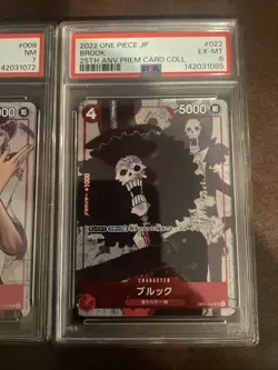 One Piece Japanese 25th Anniversary Promo Lot Of 2 Cards (PSA 6, 7) - Image 3