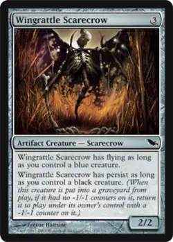 Wingrattle Scarecrow - Light Play MTG Shadowmoor - Image 1