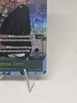 Roronoa Zoro OP06-118 Wings of the Captain Secret Rare Manga Alt Art Foil NM - Image 5