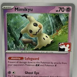 Pokemon TCG Mimikyu 097/193 Prize Pack Series Cards Regular - Rare Prize Pack - Image 1