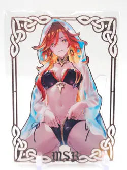 Goddess Story - Pink Metal Waifu Card - Mavuika - NUMBERED 081/100 - Image 1