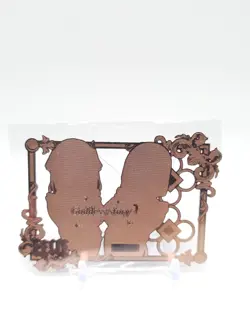 Goddess Story - Pink Metal Waifu Card - Miku & Nino Nakano - NUMBERED 105/200 - Image 2