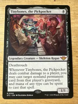 MTG Tinybones, the Pickpocket [Outlaws of Thunder Junction] Near Mint Magic - Image 1