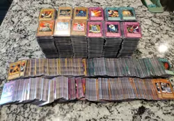 HUGE Vintage Yugioh Card Lot Of 1000! Plus 30 Vintage Rares! LOB, GX, etc. - Image 1