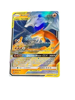 Pokemon GX Lot 5 Cards Reshiram & Charizard Tag Team + Palkia GX+ Lycanroc + - Image 2