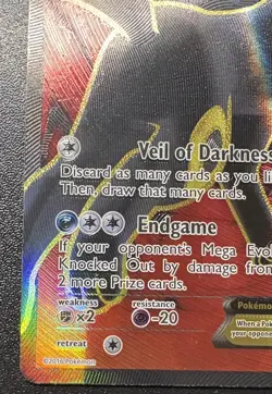 Pokemon Umbreon EX Full Art Ultra Rare Holo Fates Collide 119/124 English Card - Image 3