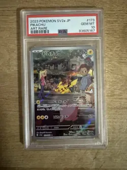 Pokemon Pikachu TCG Japanese Card 173/165 Scarlet & Violet 151 SV2a PSA 10 - Image 2