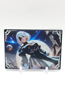 Goddess Story - Black Metal Waifu Card - 2B - NUMBERED 172/200 - Image 1