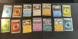 Pokemon 151 ALL Rare And HOLOS ENERGY HOLOS SWIRLS 14 CARDS CHANSEY Gyarados TCG - Image 2
