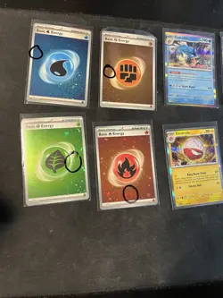 Pokemon 151 ALL Rare And HOLOS ENERGY HOLOS SWIRLS 14 CARDS CHANSEY Gyarados TCG - Image 3