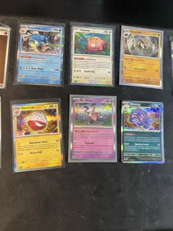 Pokemon 151 ALL Rare And HOLOS ENERGY HOLOS SWIRLS 14 CARDS CHANSEY Gyarados TCG - Image 4