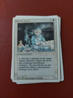 MTG Revised Edition Samite Healer 3 Cards Lot NM - Image 1