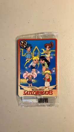 One Sealed Vintage Pack x7 Cards 1993 - 1995 Sailor Moon Carddass Bandai - 119 - Image 1