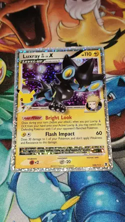 Luxray GL LV.X 109/111 Celebrations: Classic Collection Holo NM Near Mint Card - Image 1