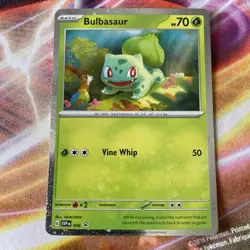 Bulbasaur - (Cosmos Holo) Promo Normal SV: Scarlet & Violet Promo Cards SVP046 - Image 1
