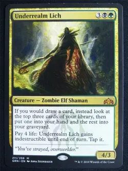 Underrealm Lich - GRN - Mtg Card #4L5 - Image 1