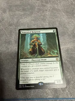 NM+ MTG Venerated Rotpriest Regular Non Foil Phyrexia All One #192 Magic Card - Image 1