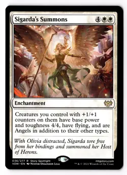 Sigarda's Summons 36 Innistrad: Crimson Vow Normal NM - Image 1