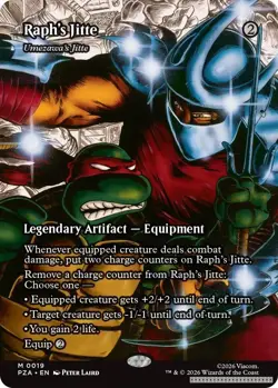Raph's Jitte - Umezawa's Jitte (Borderless) [PZA - 19] - NM [Normal] TCG MTG - Image 1