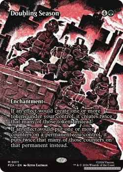 Doubling Season (Borderless) [PZA - 11] - NM [Normal] TCG MTG - Image 1