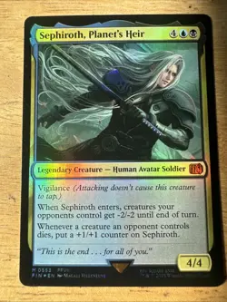 Sephiroth, Planet's Heir Foil Magic the Gathering MTG Final Fantasy Pack Fresh - Image 1